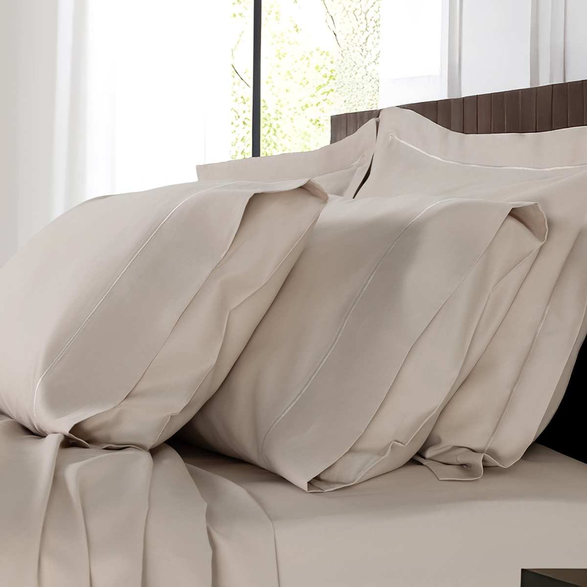 Sand Luxe SUPIMA® Sateen Bedsheet set