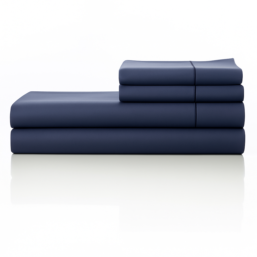 Blue Luxe SUPIMA® Sateen Bedsheet Set