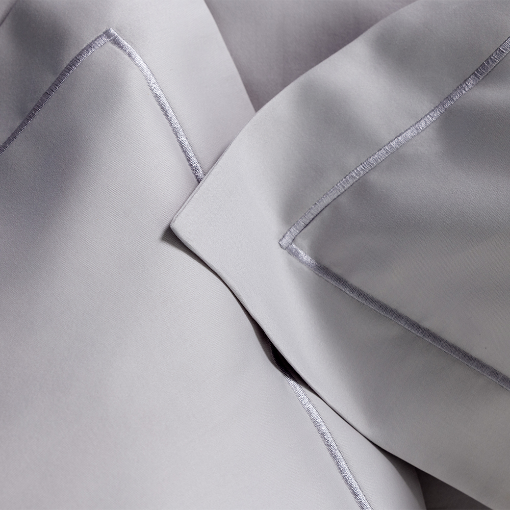 Grey Luxe SUPIMA® Sateen Duvet Cover Set