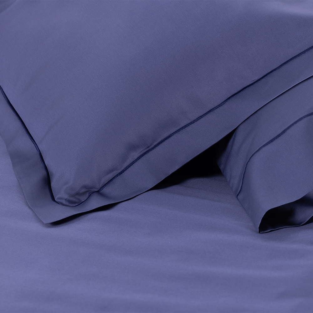 Blue Luxe SUPIMA® Sateen Duvet Cover Set