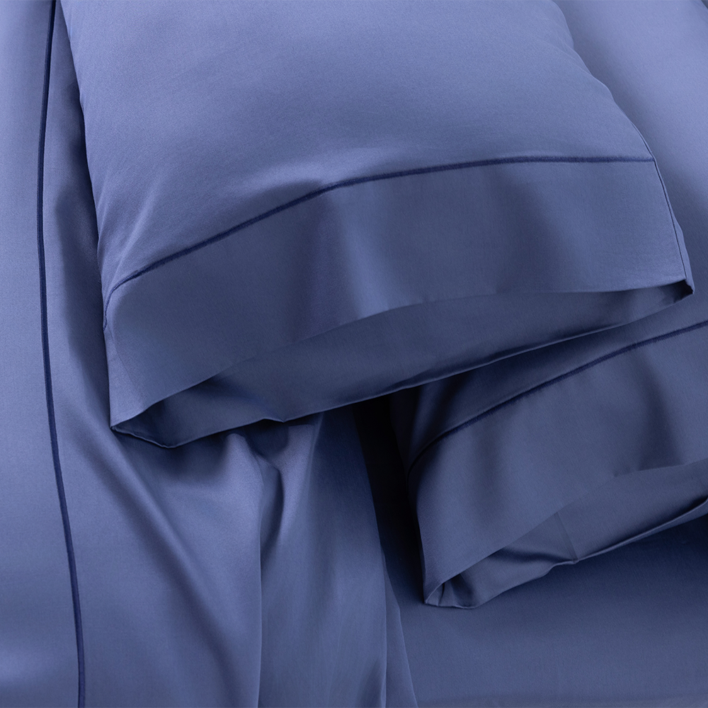 Blue Luxe SUPIMA® Sateen Bedsheet Set