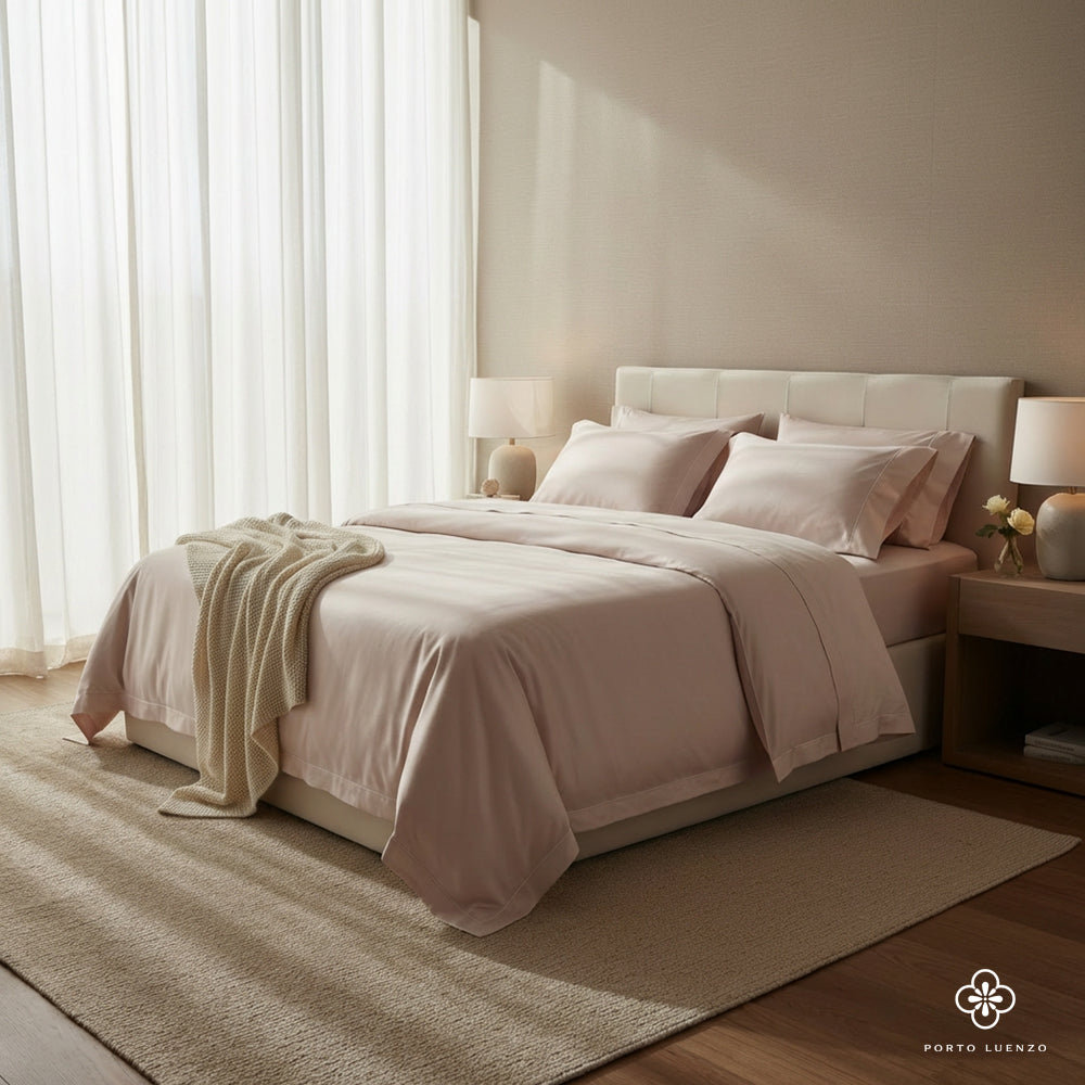 Rose Luxe SUPIMA® Sateen Duvet Cover Set