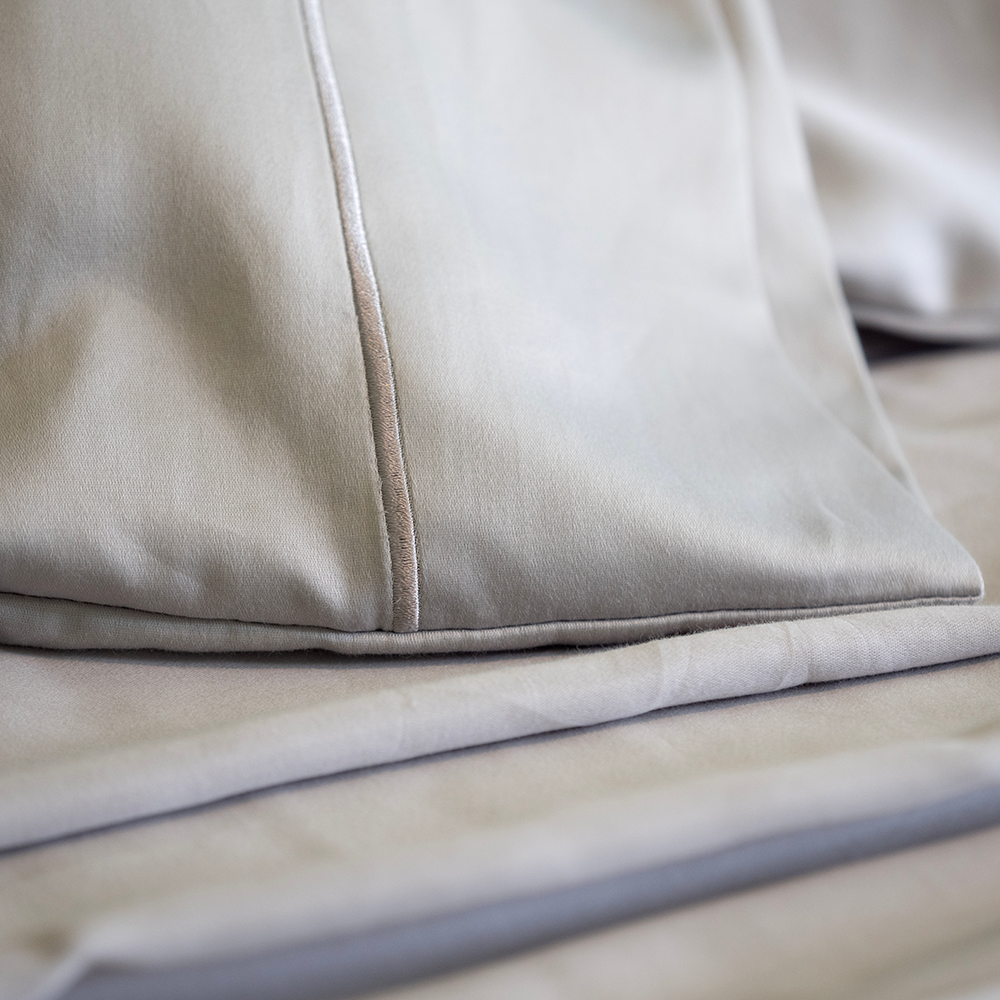 Grey Luxe SUPIMA® Sateen Bedsheet sets