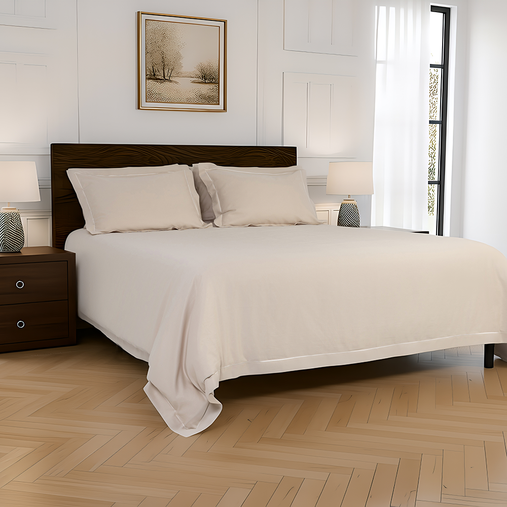 Sand Luxe SUPIMA® Sateen Duvet Cover Set