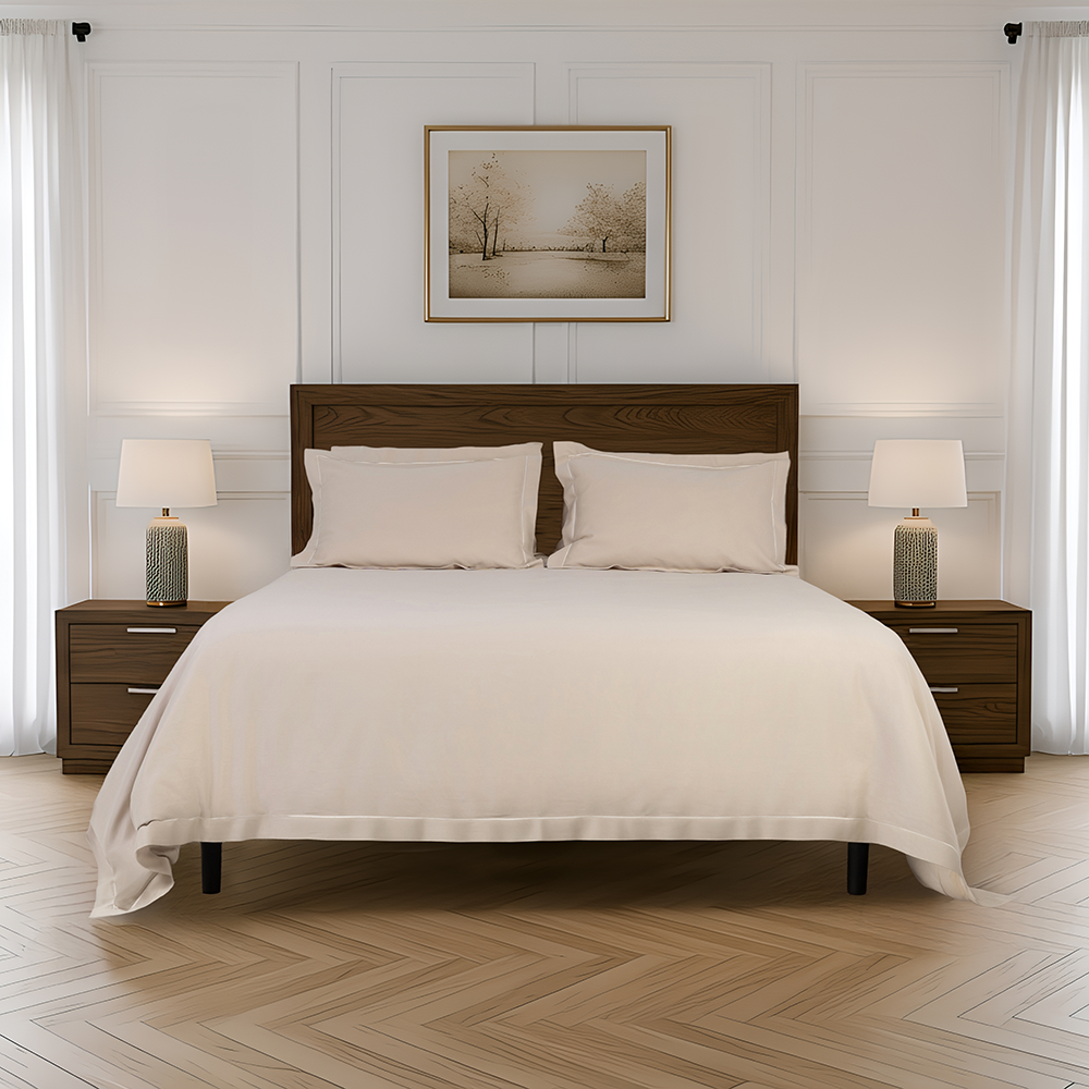 Sand Luxe SUPIMA® Sateen Duvet Cover Set