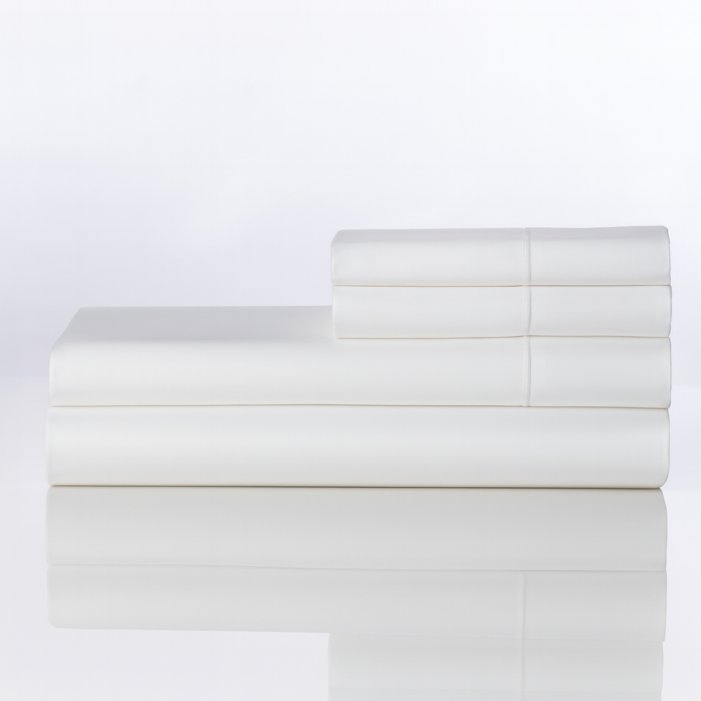 White Luxe SUPIMA® Sateen Bedsheet Set