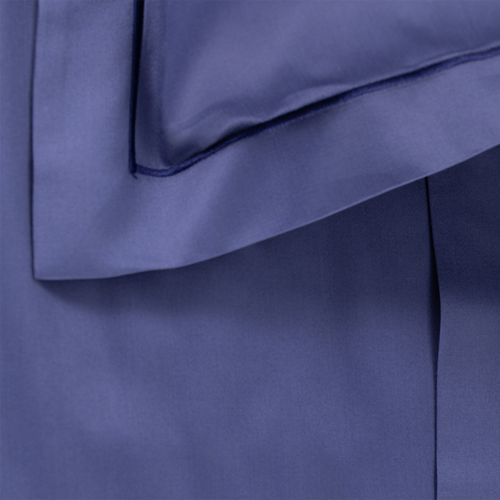 Blue Luxe SUPIMA® Sateen Duvet Cover Set