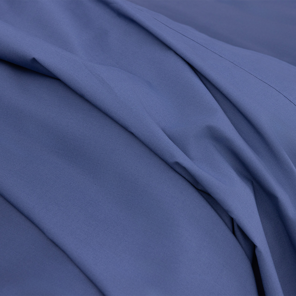 Sail Blue Peach Percale Bedsheet Set