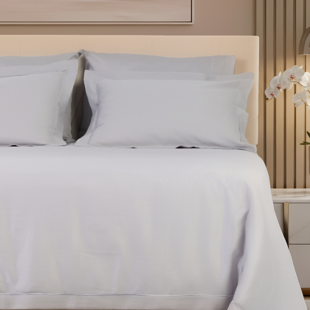 Grey Luxe SUPIMA® Sateen Duvet Cover Set