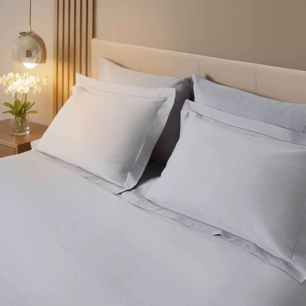 Grey Luxe SUPIMA® Sateen Duvet Cover Set