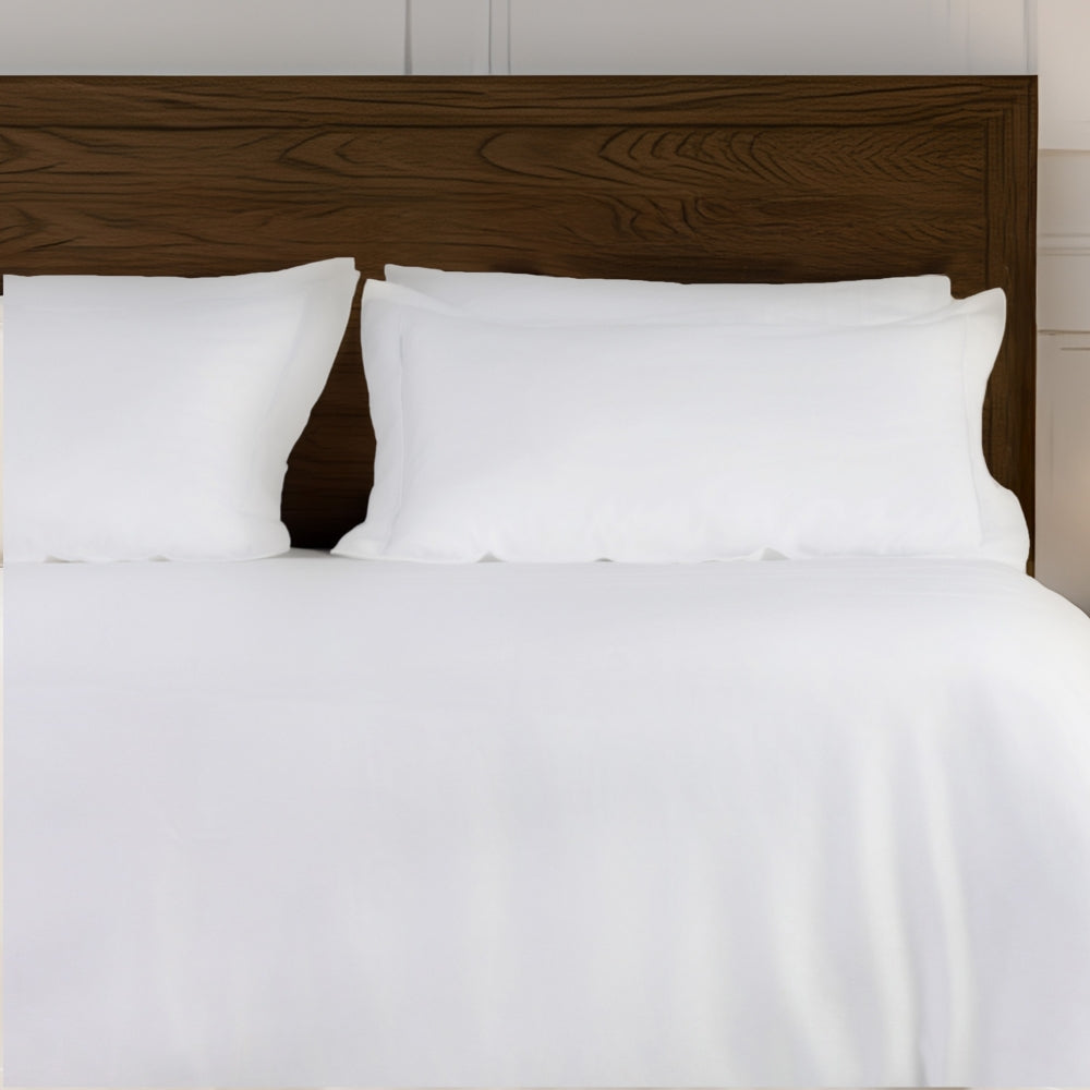 White Luxe SUPIMA® Sateen Duvet Cover Set
